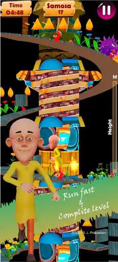Play Motu Patlu Spiral Run as an online game Motu Patlu Spiral Run with UptoPlay
