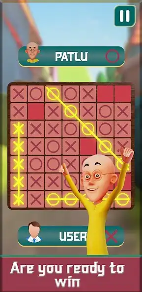 Play Motu Patlu Tic Tac Toe as an online game Motu Patlu Tic Tac Toe with UptoPlay