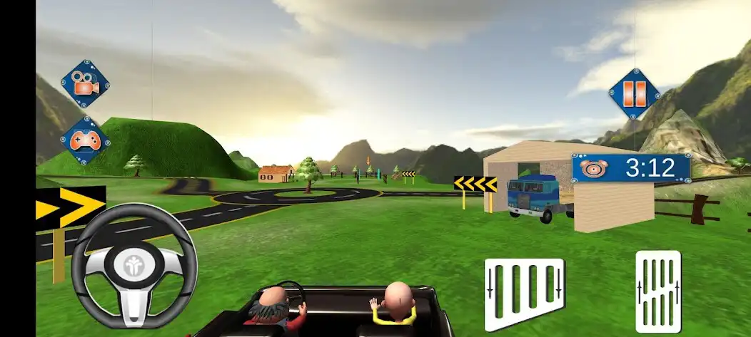 Play Motu Patlu Truck Simulator 3D as an online game Motu Patlu Truck Simulator 3D with UptoPlay