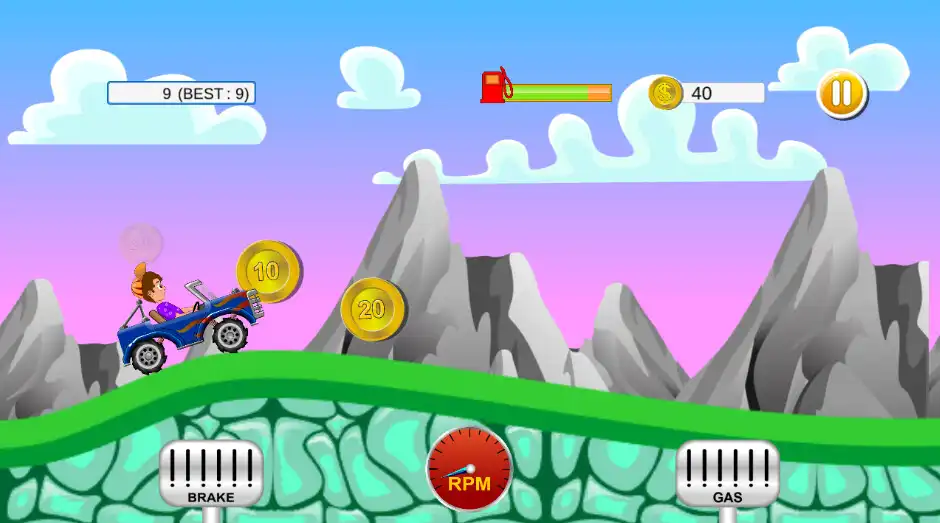 Play Mountain Car Climber as an online game Mountain Car Climber with UptoPlay