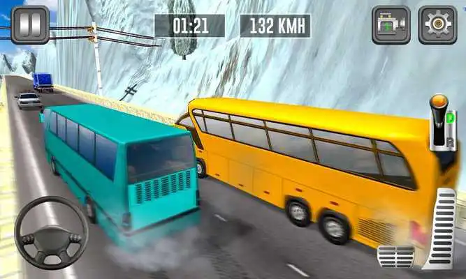 Play Mountain Hilly Tracks Bus Racing 3D