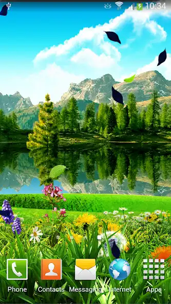 Play Mountain Landscape Wallpaper as an online game Mountain Landscape Wallpaper with UptoPlay