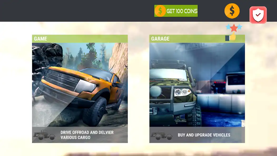 Mountain OffRoad Truck Driving Simulatror 3D online game with UptoPlay