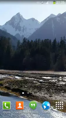 Play Mountain River Live Wallpaper