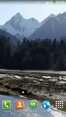 Play Mountain River Live Wallpaper