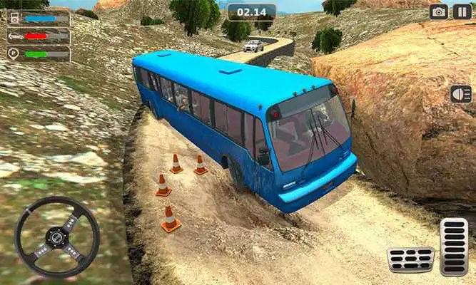 Play Mountains Bus Driving : Uphill Climb Driver