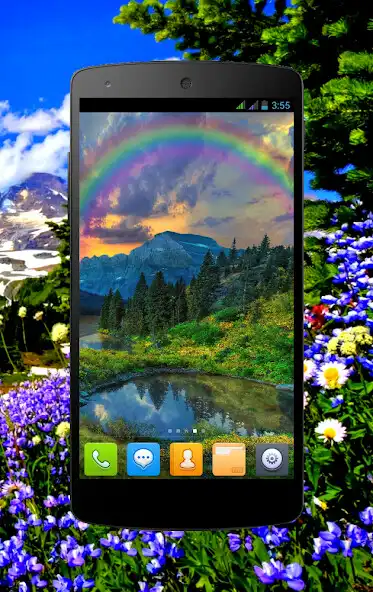 Play Mountain Spring Live Wallpaper as an online game Mountain Spring Live Wallpaper with UptoPlay