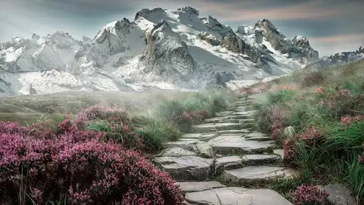 Play Mountains wallpapers as an online game Mountains wallpapers with UptoPlay