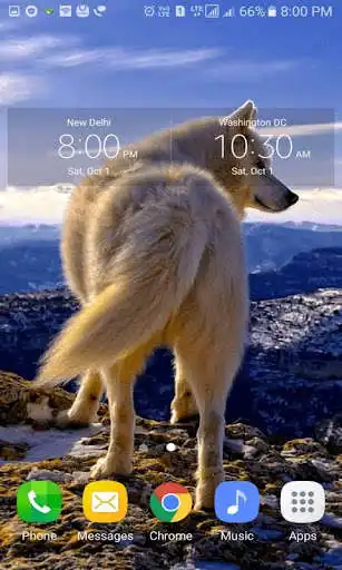 Play Mountain Wolf Live Wallpaper as an online game Mountain Wolf Live Wallpaper with UptoPlay