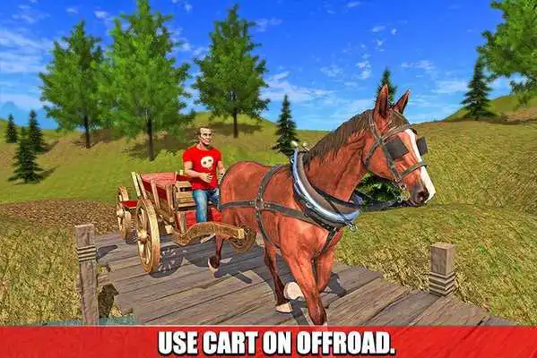 Play Mounted Horse Pizza Delivery