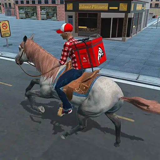 Play Mounted Horse Rider Pizza APK