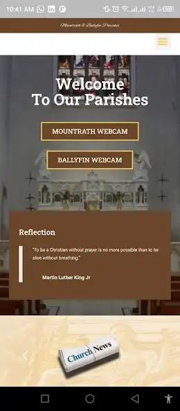Play Mountrath  Ballyfins Parishes as an online game Mountrath  Ballyfins Parishes with UptoPlay