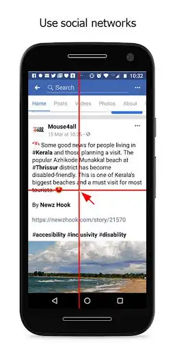 Play Mouse4all Switch - Accessibility for Android as an online game Mouse4all Switch - Accessibility for Android with UptoPlay