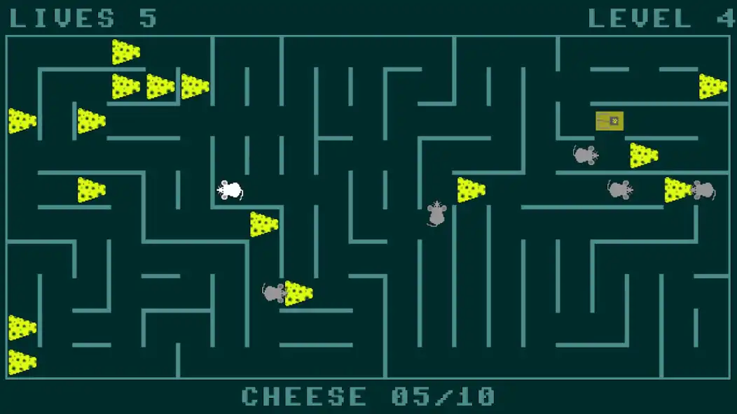 Play Mouse Maze - Cheese Chase as an online game Mouse Maze - Cheese Chase with UptoPlay