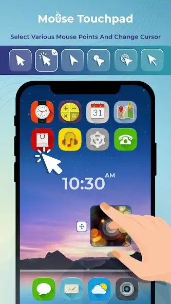 Play Mouse Touchpad for Big Phones as an online game Mouse Touchpad for Big Phones with UptoPlay