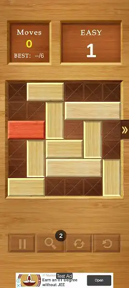 Play Move The Block Puzzle 2022 as an online game Move The Block Puzzle 2022 with UptoPlay
