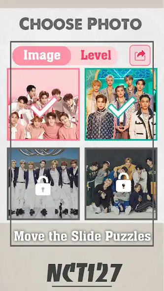 Play Move the Slide Puzzles NCT127  and enjoy Move the Slide Puzzles NCT127 with UptoPlay