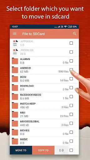 Play Move to SD Card : Move files to SD card & Move App as an online game Move to SD Card : Move files to SD card & Move App with UptoPlay