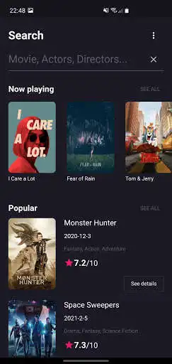Play Movie App powered by TMDB as an online game Movie App powered by TMDB with UptoPlay