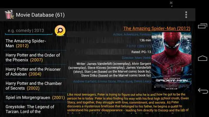 Play Movie Database Play Movie Database