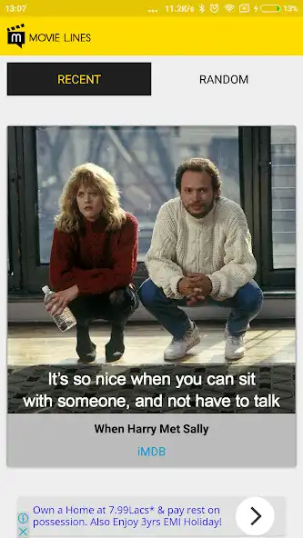 Play Movie Lines  Quotes as an online game Movie Lines  Quotes with UptoPlay