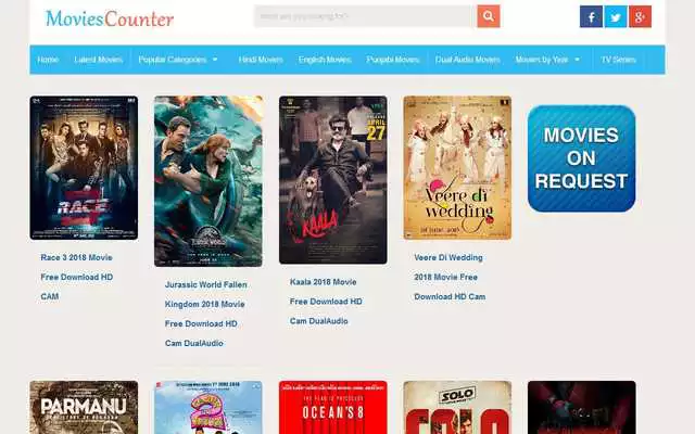 MoviesCounter online game with UptoPlay