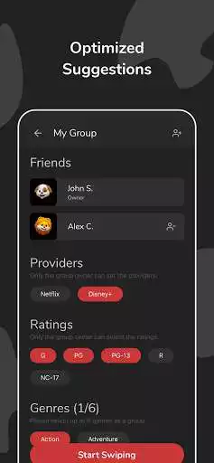 Play Movies + Friends as an online game Movies + Friends with UptoPlay