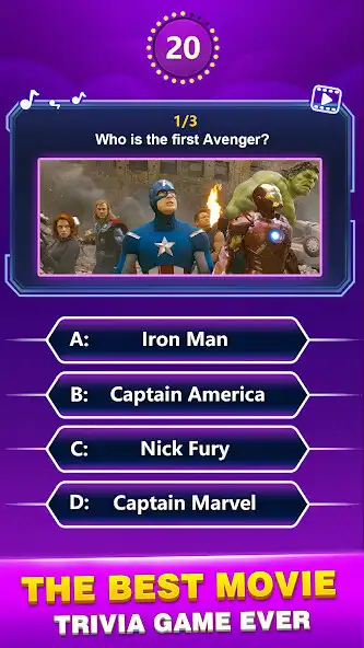 Play Movie Trivia - Quiz Puzzle as an online game Movie Trivia - Quiz Puzzle with UptoPlay