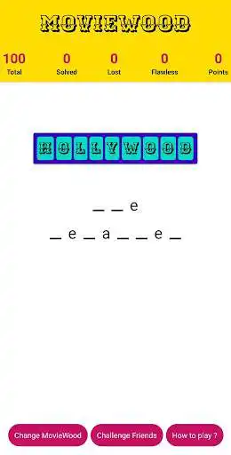 Play MovieWood - Guess movie name, Challenge Friends !  and enjoy MovieWood - Guess movie name, Challenge Friends ! with UptoPlay