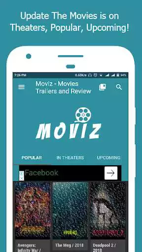 Play Moviz - Movies, Trailers & Review  and enjoy Moviz - Movies, Trailers & Review with UptoPlay