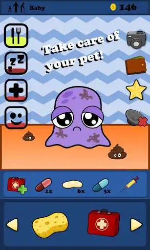 Play Moy - Virtual Pet Game as an online game Moy - Virtual Pet Game with UptoPlay