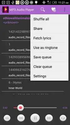 Play Mp3 Audio Player