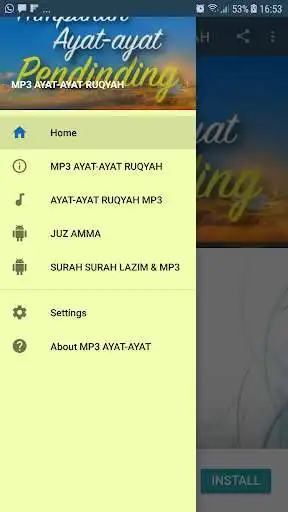 Play MP3 AYAT-AYAT RUQYAH as an online game MP3 AYAT-AYAT RUQYAH with UptoPlay
