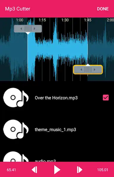 Play Mp3 Cutter - Sound Cutter as an online game Mp3 Cutter - Sound Cutter with UptoPlay