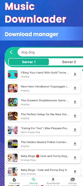 Play MP3 Dowload - Music Dowloader as an online game MP3 Dowload - Music Dowloader with UptoPlay