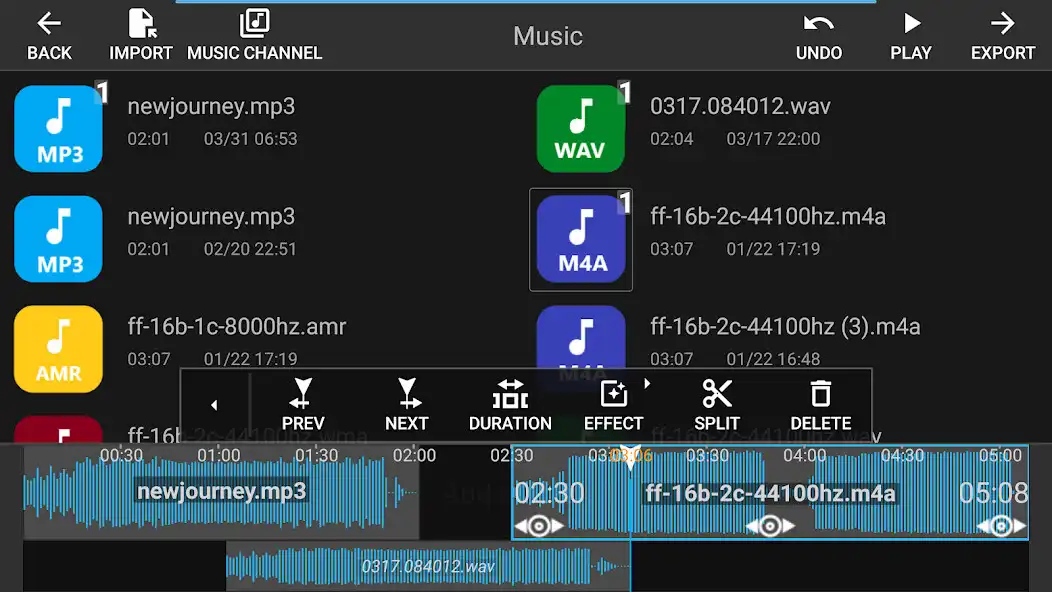 Play Mp3Mixer - cut,join,merge MP3  and enjoy Mp3Mixer - cut,join,merge MP3 with UptoPlay