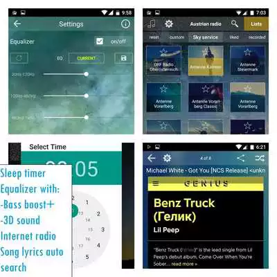 Play mp3 music player - with Hip Hop online radio