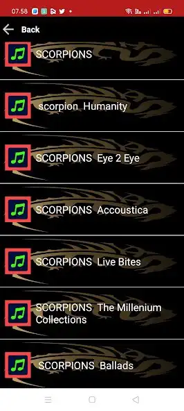 Play Mp3 Scorpion songs  and enjoy Mp3 Scorpion songs with UptoPlay