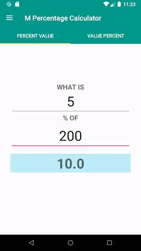 Play M Percentage Calculator as an online game M Percentage Calculator with UptoPlay