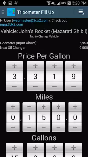Play MPG Tracker as an online game MPG Tracker with UptoPlay