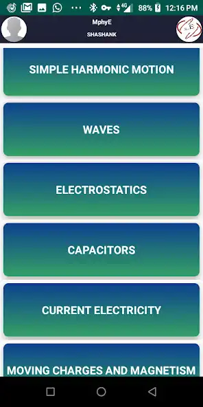 Play MphyE PHYSICS FOR NEET AND AIIMS as an online game MphyE PHYSICS FOR NEET AND AIIMS with UptoPlay