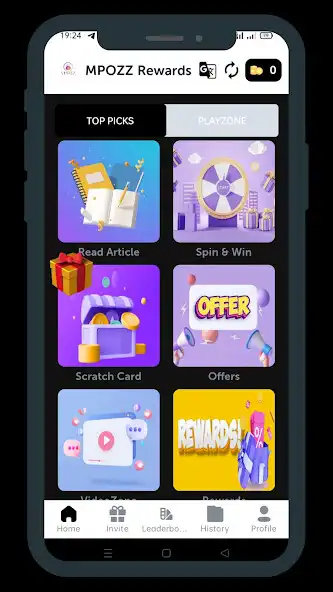 Play MPOZZ Rewards as an online game MPOZZ Rewards with UptoPlay