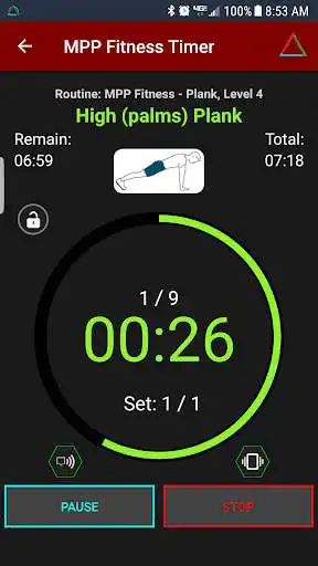 Play MPP Fitness Timer as an online game MPP Fitness Timer with UptoPlay