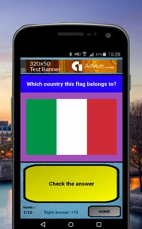 Play MQuiz: Flags of the world 2017
