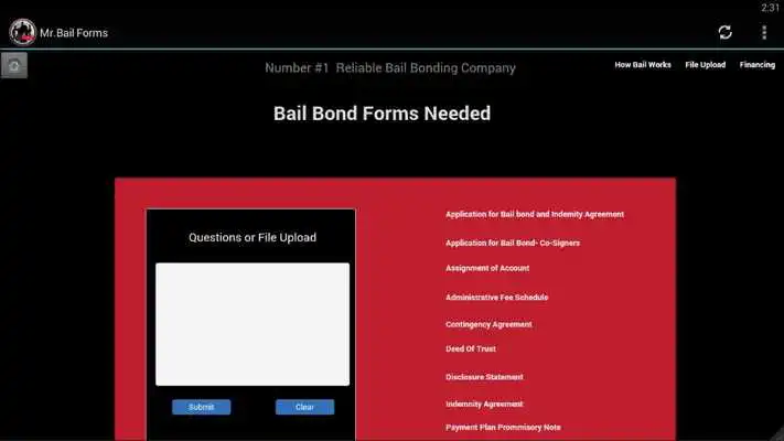 Play Mr. Bail Downloadable forms