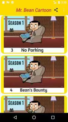 Play Mr. Bean Cartoon Season 1