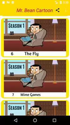 Play Mr. Bean Cartoon Season 1