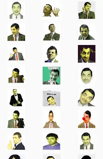 Play Mr. Bean Funny Stickers  and enjoy Mr. Bean Funny Stickers with UptoPlay