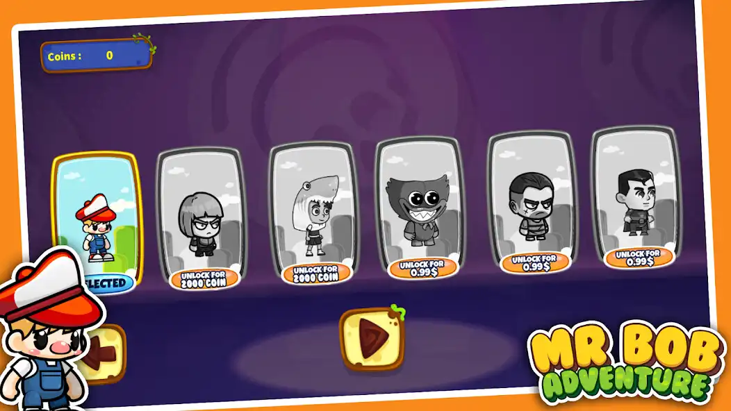 Play Mr Bob Adventure as an online game Mr Bob Adventure with UptoPlay