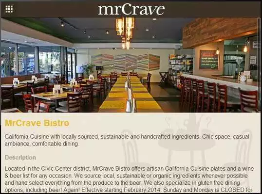 Play mrCrave Bistro
